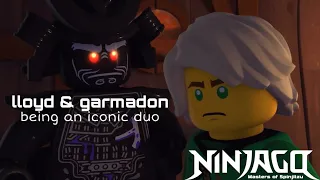 lloyd and garmadon being an iconic duo for 3 minutes (or so)