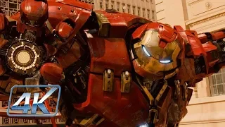 Hulkbuster vs. Hulk | Vengadores La Era De Ultron | Español Latino(4K-HD)