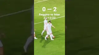 Reggina 0 - 2 inter || 22/12/22