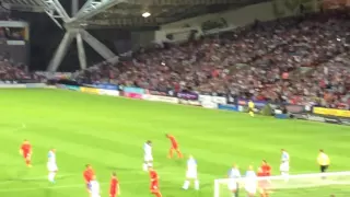 Liverpool V Huddersfield - Pre season friendly/ Alberto Moreno penalty/ 2-0