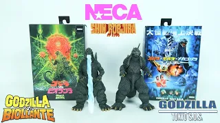 NECA: Godzilla 1989 & Godzilla 2003 | Double Figure Review