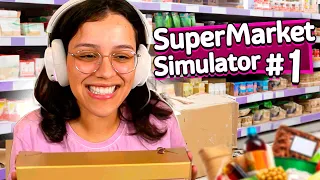 Maethe jogando Supermarket Simulator #1
