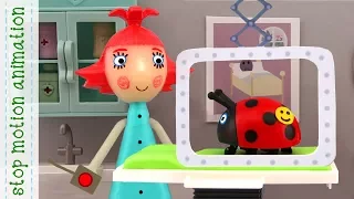 Gaston goes to the Vet. Ben & Holly's Little Kingdom toys. Stop Motion Animation english episodes