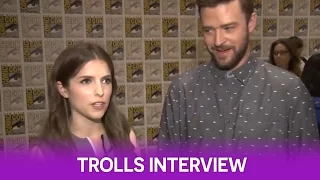 Weird Thing Anna Kendrick Did With Her Dolls | Trolls Interview