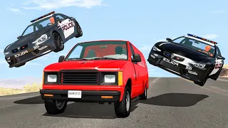 Crazy Police Chases #121 - BeamNG Drive Crashes | CrashBoomPunk