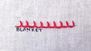 How to do a Blanket Stitch