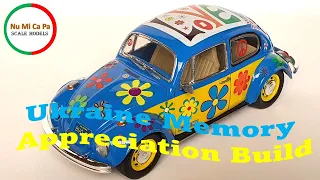 Ukraine Memory Appreciation Build (My Build) - VW 60's Beetle, Revell/Monogram Nº 85-7143 1/25 scale