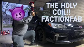 Installing FactionFab Coilovers on the 2016 Subaru Wrx