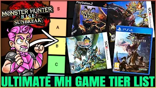 The ULTIMATE Monster Hunter Game Tier List - Monster Hunter Rise Sunbreak! (Which is YOUR Favourite)