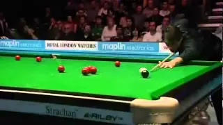 جنون الأسطورة روني سوليفان في مبارآة سنوكر خرآآفية  HD) Ronnie O Sullivan 147 Maximum)