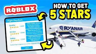 How to Get 5 STAR Flights in Cabin Crew Simulator (Roblox)