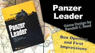 Avalon Hill - Panzer Leader - A look inside the box at this great game