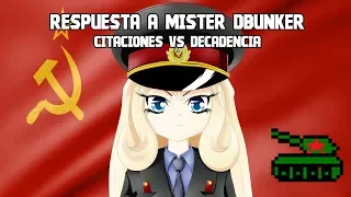 Respondiendo a Mister Dbunker (Citaciones vs Decadencia)