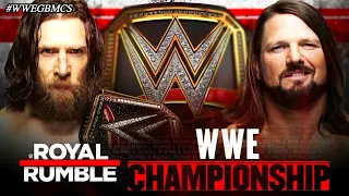 WWE Royal Rumble 2019 - Official And Full Match Card HD (Vintage)