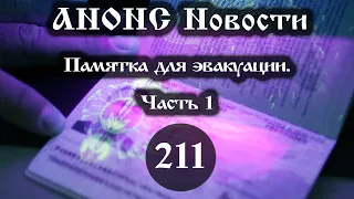 Анонс. Новости. 23.07.2021. Памятка для эвакуации (211/1), ссылки под видео.