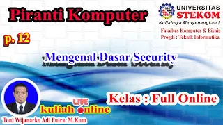 Mengenal Dasar Security, Kuliah online Komputer di Universitas STEKOM Semarang.