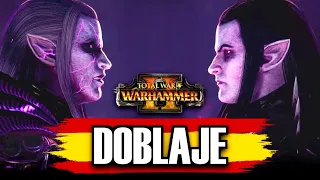 【DOBLAJE】 Total War: WARHAMMER 2 - TRAILER de MALUS DARKBLADE en ESPAÑOL (The Shadow and The Blade)