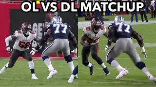 Tyron Smith vs Shaq Barrett & Jason Pierre Paul (OL vs DL) 2021