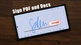 How To Sign PDF Documents on Any Samsung Galaxy Smartphone (Free and Easy)