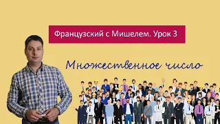 Урок французского языка 3. Французский с Мишелем. Французский глагол être во множественном числе.