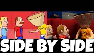 SML Movie: Jeffy Gets Fixed! Animation and Original Video! | Side by Side!