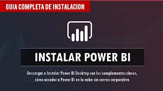 Cómo Instalar Power BI, Power BI Services sin Correo Corporativo y Herramientas Externas | Español