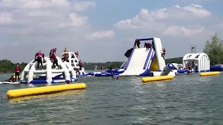 Sheffield Aqua Park in Rother Valley Country Park