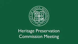 Heritage Preservation Commission / August 10, 2021