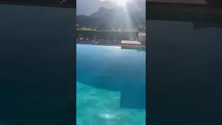Infinity pool + View of Garden of the Gods