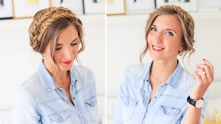 How To: MilkMaid Braid Up-do | Luxy Hair