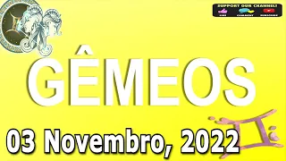 Horoscopo do dia GÊMEOS 3 Novembro de 2022