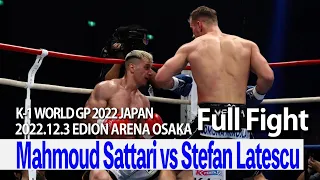 Mahmoud Sattari vs Stefan Latescu 22.12.3 EDION ARENA OSAKA