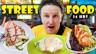 Street Food Singapore! 4 HAWKER CENTRES in 24 hours - Solo Travel Vlog Part 1