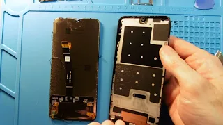 Замена дисплея экрана в сборе Huawei P Smart 2019 (модель POT-LX1) Display Replacement ремонт разбор