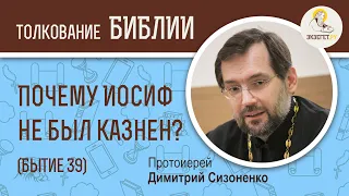 Почему Иосиф не был казнен? (Бытие 39) Протоиерей Дмитрий Сизоненко. Толкование Библии. Ветхий Завет