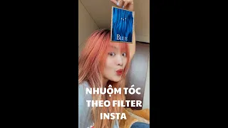 NHUỘM TÓC THEO FILTER INSTA | duongfynn #shorts