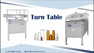 Bottle Unscrambler - Rotary Turn Table 36 Inch