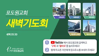 2023.05.09 포도원교회 새벽기도회 (설교영상)