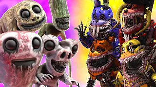 [SFM FNaF] Zoomonaly Monsters vs FNAF Corrupted