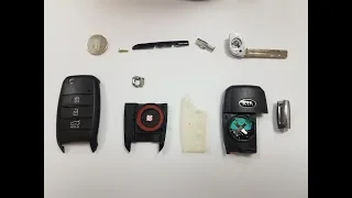 Disassemble, Replace key insert and Reassemble KIA Key Fob