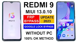 Redmi 9 Frp Bypass Miui 13 [without Pc] Redmi 9 Miui 13 Frp Unlock | Redmi 9 Google Account Remove |