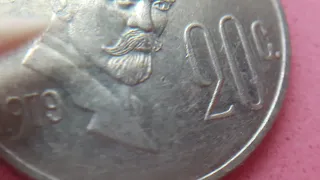 Moneda México 20 ctvs 1976. 78.  y 1979