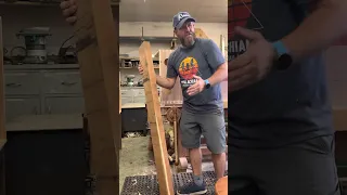 Processing lumber for a telescope