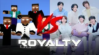 Herobrine Brothers Vs BTS | Herobrine Brothers × Royality 🔥 [ Royality Edit ] #zakiexdgaming #bts