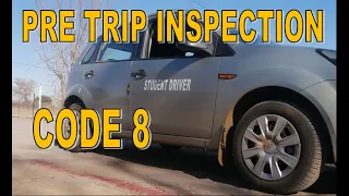 pre trip inspection code 8