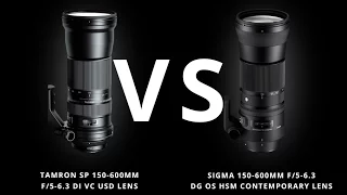 Tamron 150-600mm vs. Sigma 150-600mm Contemporary | Lens Comparison