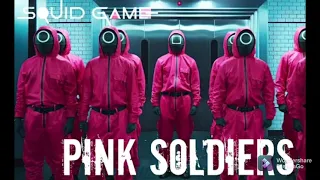 Squad game - pink soldiers( remix song video )