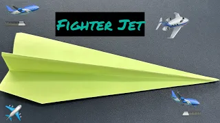 How to Make a Paper Fighter Jet | Step-by-Step Tutorial | DIY Paper Airplane