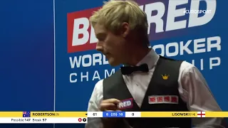 Neil Robertson 147 berak v Jack Lisowski world championship 2022