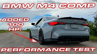 Adding 100 HP to a G80 BMW M4 Competition xDrive with a dAHLer Tune * How much faster is it?
